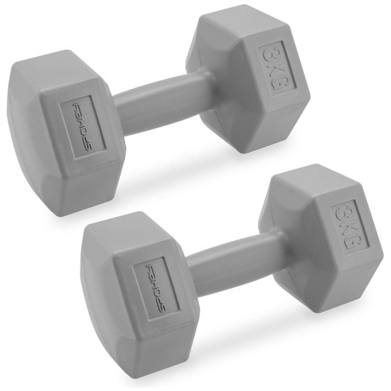 Spokey Βαράκια σετ Monster Dumbbells 2x3 kg